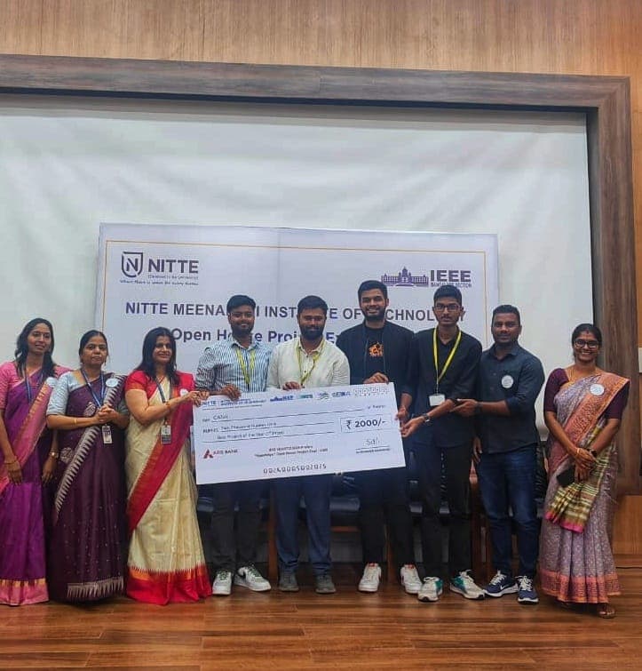 Best Project Award IEEE YESIST12 Prelims